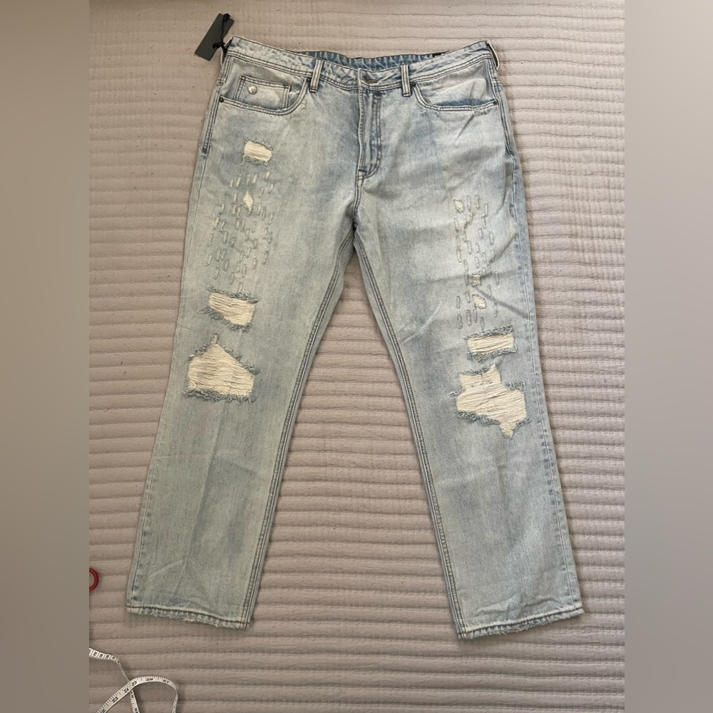 NWT Buffalo David Bitton Gunner Slouch Tappered Jeans
